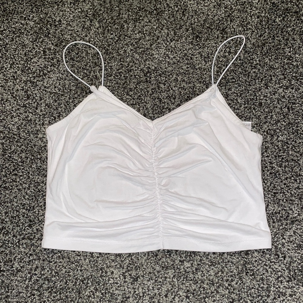 White Crop Top by ASOS